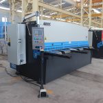 hidrauliskais metāla plāksnes šūpošanās stieņu griešanas mašīna